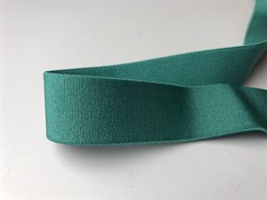 Blød elastik - petrolgrøn, 20 mm